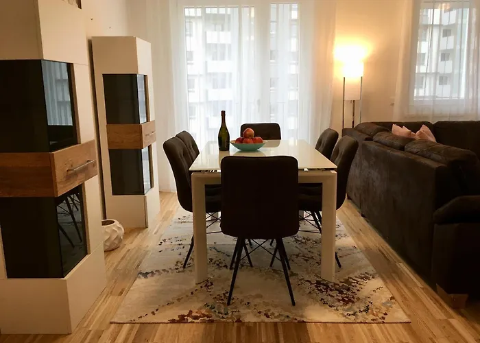 White Vintage Park View Apartment